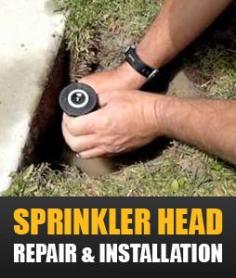 Offering sprinkler head repair & installation